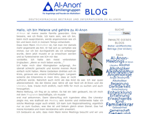 Tablet Screenshot of blog.al-anon.de