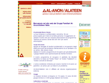 Tablet Screenshot of al-anon.it